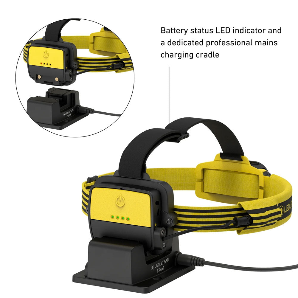 ATEX EXH6R RECH LED Headlamp Zone 0/21