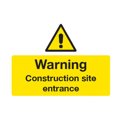 Corriboard Sign Construction Site Entrance - 010