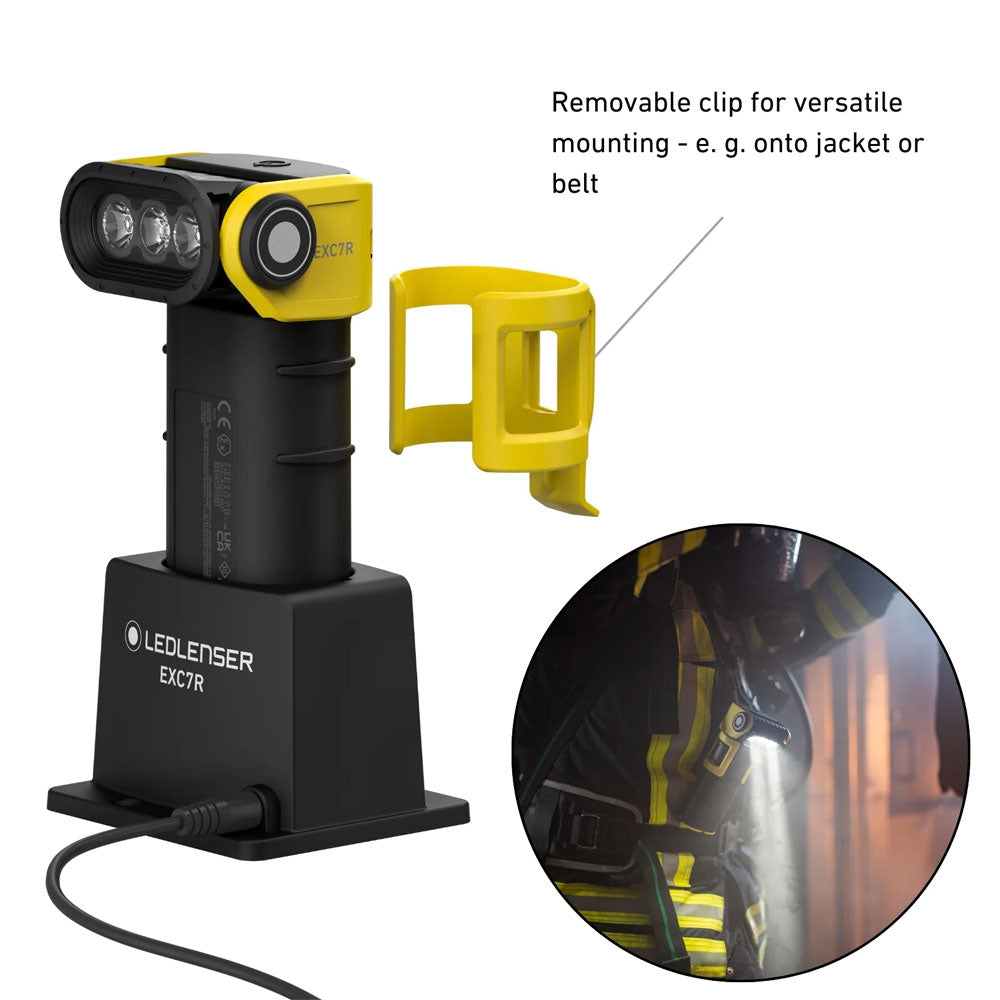 ATEX EXC7R Right Angle Rechargeable Torch Zone 0/21