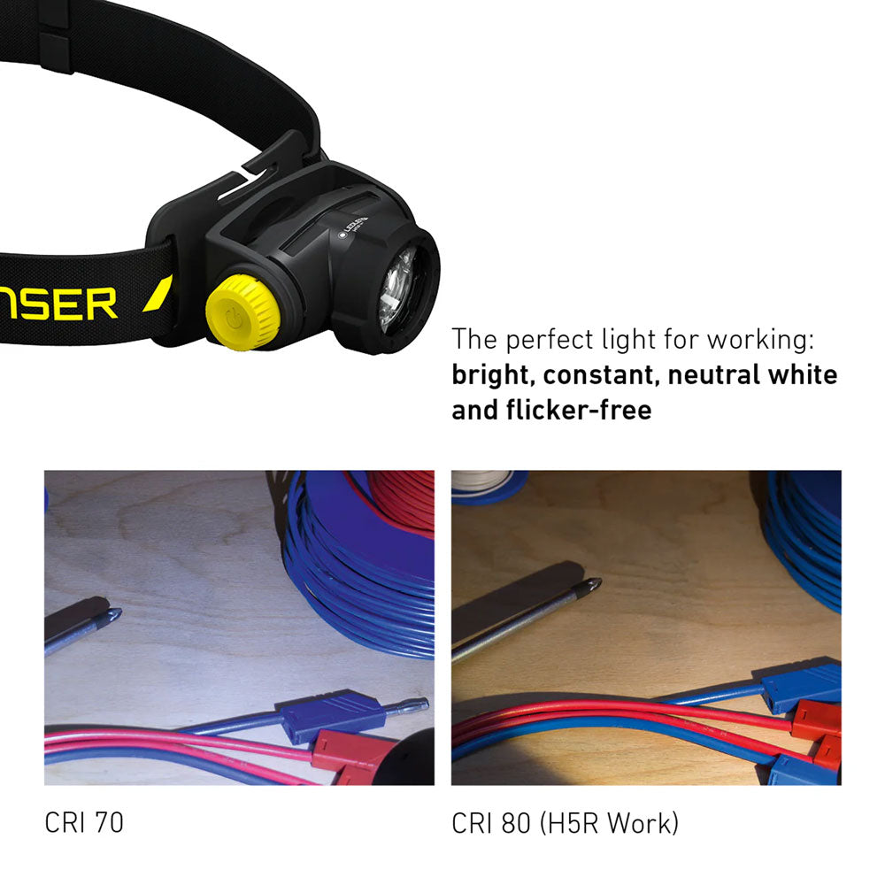 H5R Work Rechargeable Head Torch - 300lm