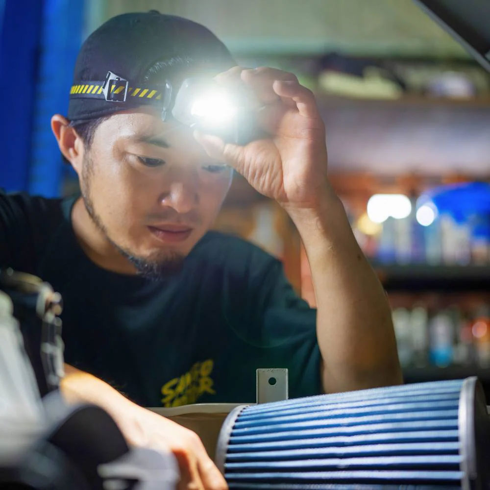 HF6R WORK RC LED Rechargeable Head Lamp - 800lm