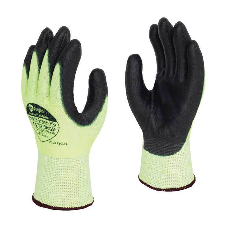 Polyco Matrix® Green PU Cut Resistant Glove