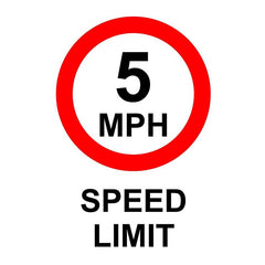 Corriboard Sign 5kph Speed Limit - 045