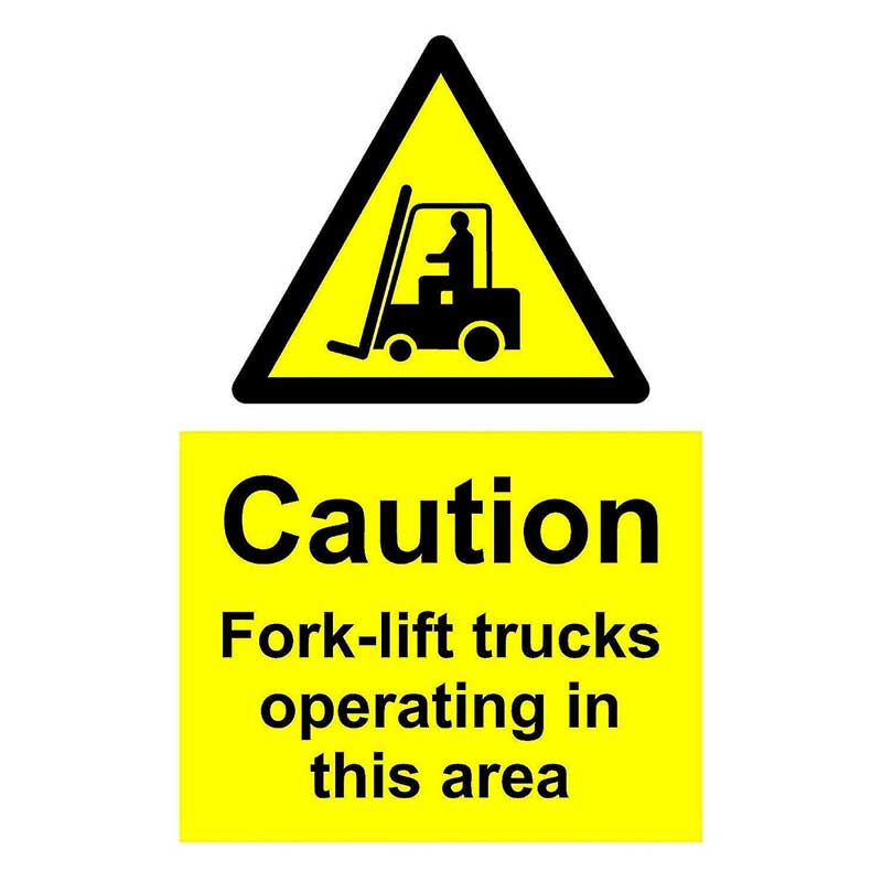 Corribord Sign Forklift In Operation - 012