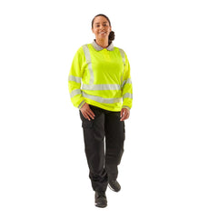 Ladies Hi Vis Jaya Bird Eye Polo