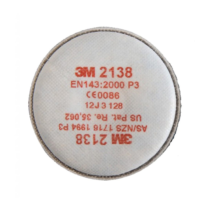 3M P3 Replacement Particulate Twin Filters - 2138