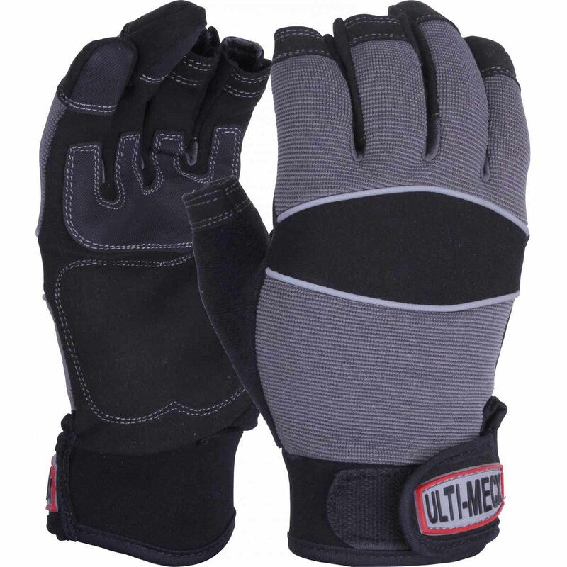 Part-Fingerless Mechnics Glove - KM12