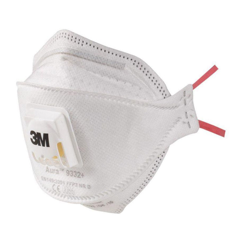 3M Aura™ Particulate Respirator 9332+ Valved - Pack of 10