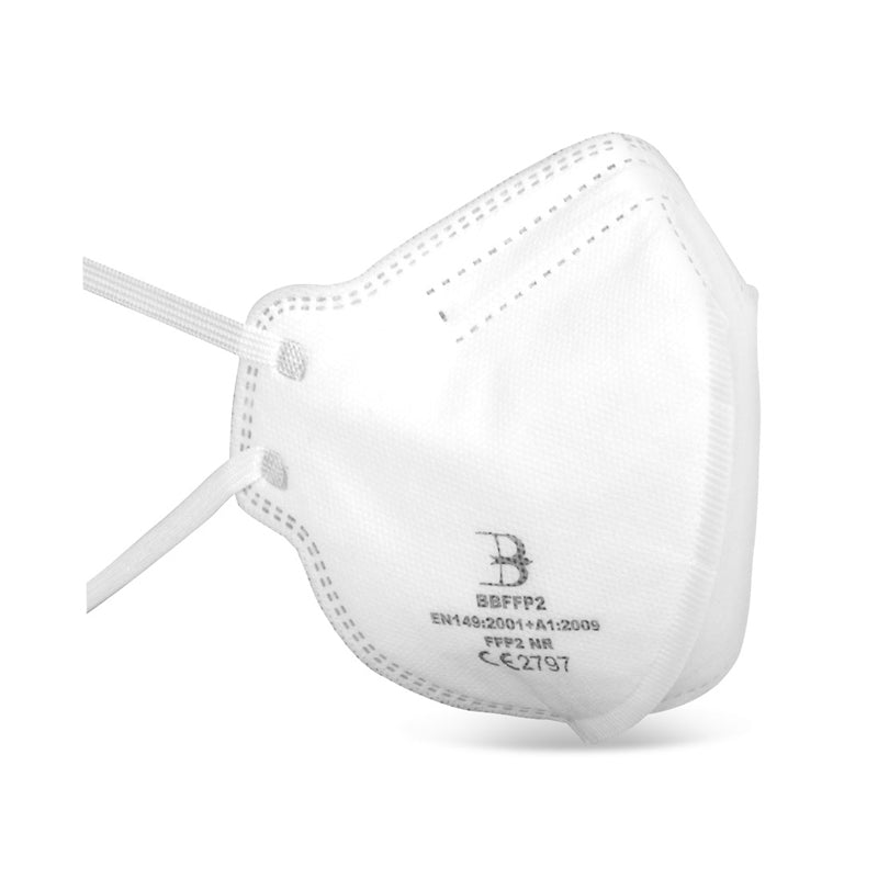 Premium FFP2 Fold Flat Mask ( Non - Valved ) - Single pack